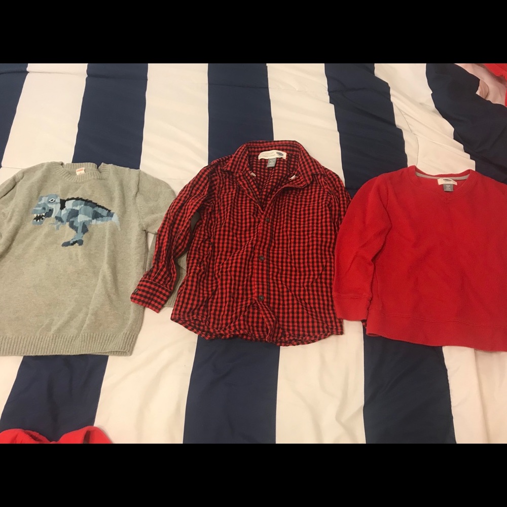 Boys sweater and shirt